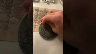 Giant currency 1896 coin and 1910 100 Russian ruble #shorts #shortvideo #coins