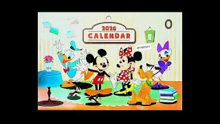 11-12-2025 - 2026 Disney Mickey Mouse Calendar Book - RFART419 (Marine Day - Japan)