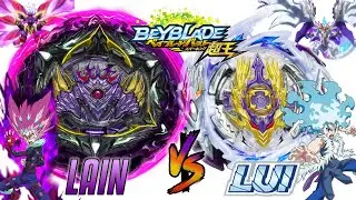 COUNTER: Lucifer The End Kou皇 Drift VS Rage Longinus Ds' 3A Lain VS Lui Beyblade Burst Surge Battle