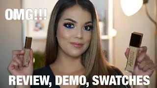 NEW URBAN DECAY STAY NAKED FOUNDATION + CONCEALER! REVIEW, DEMO, SWATCHES!!