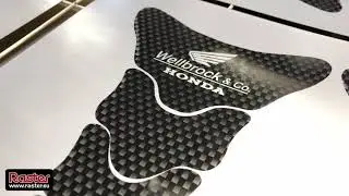 DOMING STICKERS - manufacturing process