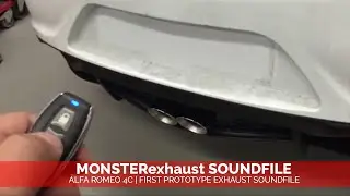 MONSTEREXHAUST | PREVIEW SOUNDFILE ALFA 4C VALVE EXHAUST