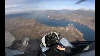 Albertville - Annecy en hélicoptère Kompress CH7 Charlie 2
