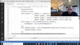 47 DataWebMobile Course CoreRouter,selection path, KnockoutRouterAdapter, Router Observable, router