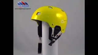 damska lyziarska helma POC RECEPTOR BUG yellow, nastavitelna 51-54cm