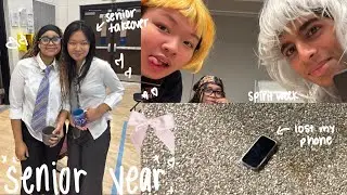 HIGH SCHOOL DIARY 📓: senior year, senioritis, spirit week, sneaking out of class