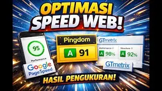 OPTIMASI SPEED WEB DPPFERARI.ORG: hasil pengukuran google page speed, pingdom & gtmetrix
