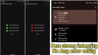 Pass Strong Integrity On KernelSU-Next  How To Pass Strong Integrity in Kernel SU KSU Process