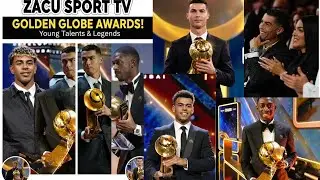 😃😃Christiano Ronaldo na Limine Yamale mubegukanye ibihembo byatangiwe Dubai