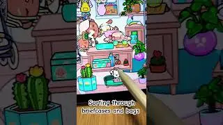 📦 sorting through briefcases and bags 💰 #animation #kpop #newjeans #subscribe #artist #cookie