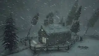 MONSTROUS STRONG SNOW STORM and howling wind sounds for sleeping, STRESS RELIEF
