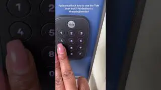 #airbnbbusiness #airbnbhost #airbnbpartner #yalesmartlock 20 second video how to use a smart lock