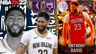 GALAXY OPAL ANTHONY DAVIS GAMEPLAY! THIS AD CARD IS FLAWLESS IN NBA 2K22 MyTEAM!