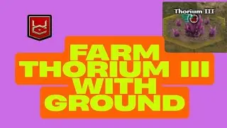 WAR COMMANDER farm thorium III WITH GROUND EASY