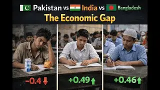 The Economic Gap - Pakistan vs India vs Bangladesh