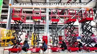 Semi-Electric Scissor Lift Platform🤝👷🏼📲🛠️