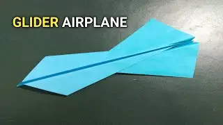 HOW TO MAKE A EASY PAPER AIRPLANE HAWK GLIDER | PAPER AIRPLANES