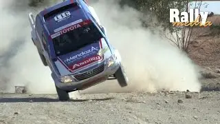 Alvarez so close to crash! - Rallye du Maroc 2014