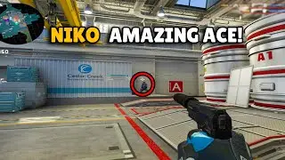 NIKO Amazing Ace! COLDZERA Hits Crisp Clean Pistol Shots! CSGO Highlights