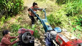 restore and repair a forgotten machine under a stream