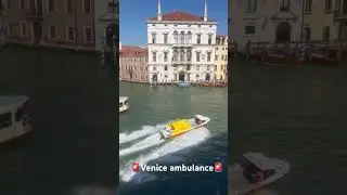 🚨🚨VENICE BOAT AMBULANCE🚨🚨 (BARCA AMBULANZA VENEZIA) #ambulance  #boat #venice #emergency #siren