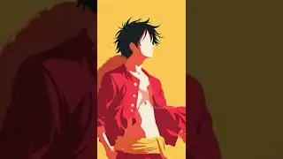 One Piece Luffy Silhouette Vest Wind Loop Desktop Live Wallpaper HD Aesthetic Free Download #anime