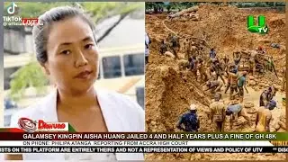 Ghanaians jailed 340 years in prison for doing Galamsey, Aisha Huang a foreigner Jailed for 4 years