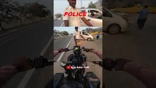👮police stopped us ME..🤯 / #police #trending #trafficpolice #bike #tamil #vr90