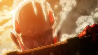 Attack on Titan - Colossal Titan Destroys Wall Maria