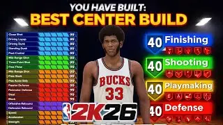 THE BEST 7&rsquo;1 ALL AROUND CENTER BUILD IN NBA 2K26! INSANE ATTRIBUTES!