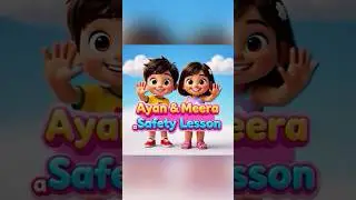 Safety First for Kids 🚑 | Meera Gets Hurt | Ayan & Meera Cartoon
