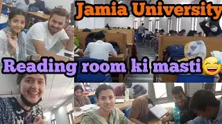 Bacche yaha kya kya karte hai 😅 | Jamia Reading room | #jamiamilliaislamia #jamiavlog