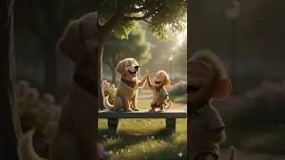 dog and monkey friend's story #story #shorts #dog