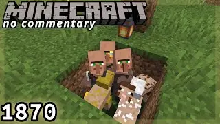 Late-Game Minecraft 1870 :: Villagers Get Stuck with the Sheep