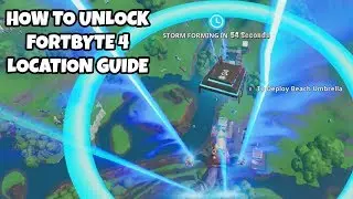 How To Unlock Fortbyte 4 Location Guide | Accessible By Skydiving Through The Rings Above Loot Lake