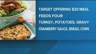 Target's Thanksgiving meal