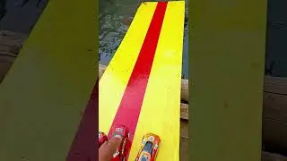race the car into the river#games #pitintoys #cars #usa #automobile #animation #australia