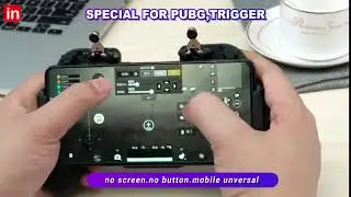 K21 Game Controller Fast Shooting Button Ergonomic Grip for PUBG Mobile Phone Universal