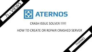 HOW TO SOLVE ATERNOS CRASH ISSUE || MAKE A SEREVER WITH CRASH SERVER....🛠🛠🛠🛠