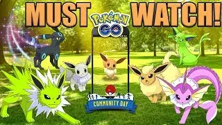 EVERYTHING YOU NEED TO KNOW ABOUT EEVEE COMMUNITY DAY IN POK&Eacute;MON GO!!!