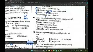 ƏVƏZLİYİN CÜMLƏDƏ ROLU- TOPLU