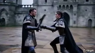 A Duel of Honor Beneath the Castle Walls