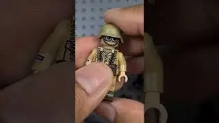 Lego World War 2 German Afrika Korps : Machine Gun MG42 Infantry - Unofficial Army minifigures #ww2