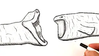 How to draw a El Gran Maja attacking Bloop