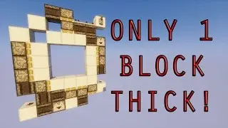 1.11 - 1.12+ Incredibly Compact 3X3 Piston door! Better than most other designs!