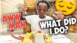 Jealous Boy DESTROYS Birthday Cake, Later Regrets It