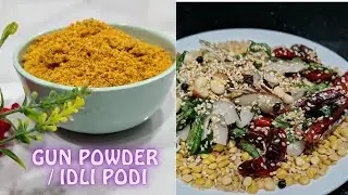 Idli Podi Masala | Gun Powder| Homemade Molagapodi Powder | Tasty Gun Powder | Bushra&rsquo;s Yummy Recipe
