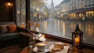 Rainy Caf&eacute; Jazz &ndash; Warm Coffee, Slow Jazz, Quiet European Street