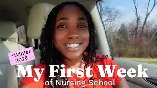 My First Week of Nursing School 🩺✨ Adult Students, Night Shift Life & God&rsquo;s Timing 🙏🏾