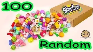 MEGA Large Random Package Lot of 100 Shopkins Season Exclusive- Toy Unboxing Video Cookieswirlc